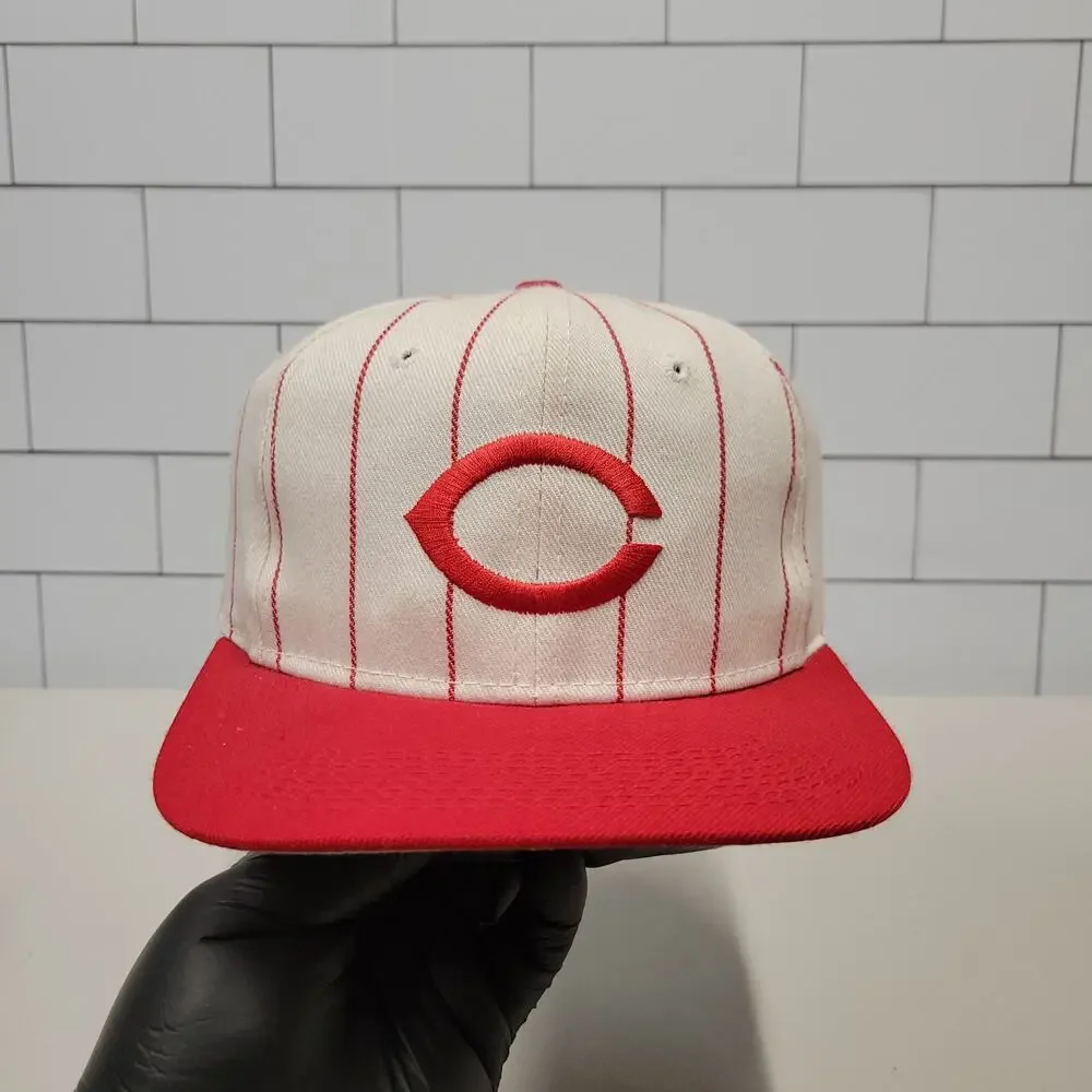 Vintage Cincinnati Reds Sports Specialties Pro Fitted 7 3/8 Pinstripe MLB Hat